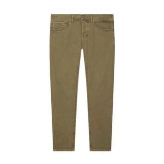 Dondup George Jeans - Heren - Jeans - Groen - Maat: W35 Katoen