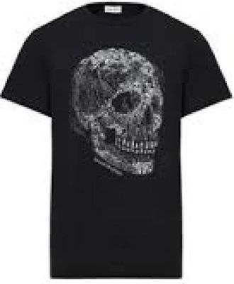 Alexander McQueen Hombre, Camisetas, Negro, Talla: M