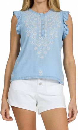 Dear John Denim Nicola Top In Carolina Blue