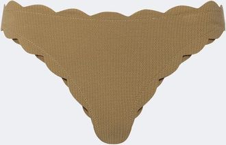 Marysia Swim Antibes scalloped bikini bottoms