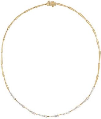 Bony Levy Audrey Diamond Tennis Necklace in 18K Yellow Gold at Nordstrom, Size 16
