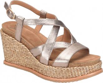 S&ouml;fft Womens Devyn Wedge Sandals In Bronze
