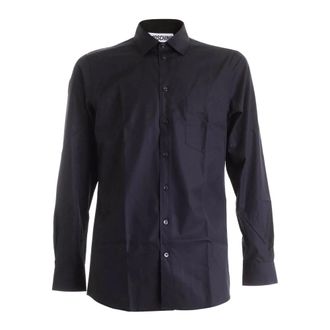 Moschino Pins Kraag Shirt - Heren - Casual Overhemden - Zwart - S - Katoen - Overhemden