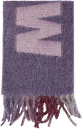 Marni Maxi Logo Mohair Wool Scarf