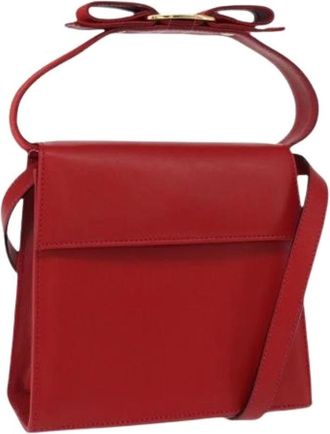 Ferragamo Pre-owned Mini Bags, female, Red, Size: ONE SIZE Pre-owned Mini Bag