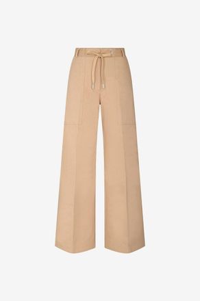 Moncler Cargohose aus Gabardine mit weitem Bein