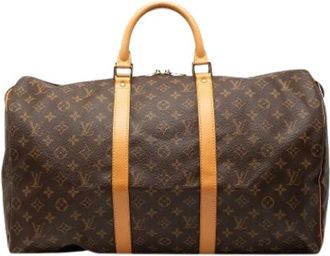 Louis Vuitton Pre-owned Weekend Bags, female, Brown, Size: ONE SIZE Pre-owned Keepall 50