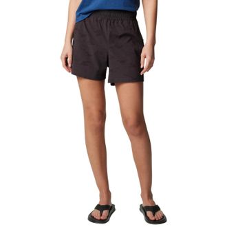 Columbia PFG Uncharted Shorts Womens Black Stretch Omni-Shade Fishing DSGL571