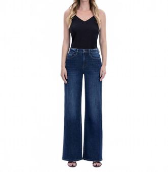 Flying Monkey Olivia Jewel High Rise Full Length Jeans In Uplifted Jewel