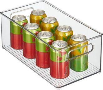 iDesign Stackable Fridge Bin - Kitchen Storage Bin for Pantry, Cabinets, or Fridge, Set of 2, Clear at Nordstrom