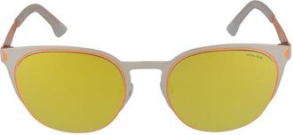 Police Occhiali da sole Police SPL341 S34 G Matt Pall. Con parti arancione/21/145