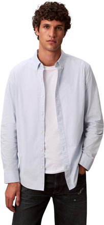 Calvin Klein Mens Classic Solid Oxford Shirt, Blue (Plein Air), M