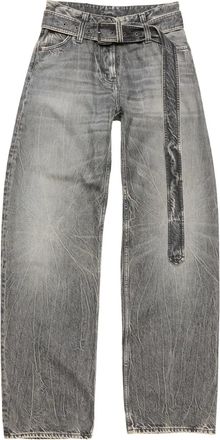 Acne Studios belted jeans - Grey