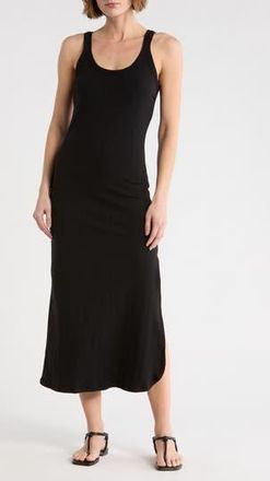 Vitamin A West Rib Tank Dress in Black at Nordstrom Rack, Size X-Small