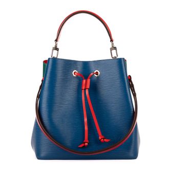 Louis Vuitton Pre-owned Womens Noe Tricolor Shoulder Bag - Blue - One Size
