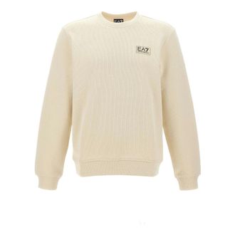 Emporio Armani Emporio Armani Ea7, Heren, Sweatshirts & Hoodies, Beige, Maat: XL