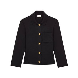 Saint Laurent Dames, Truien, Zwart, Maat: M