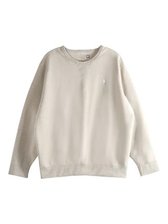 Polo Ralph Lauren logo-detail crew-neck sweatshirt - Neutrals