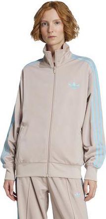 adidas Womens Originals adicolor Firebird Track Top - Blue/Wonder Taupe Size S