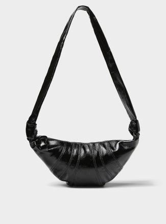 Christophe Lemaire Womens Croissant coated fabric small bag