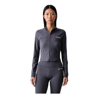 Sporty & Rich Dames, Sweatshirts & Hoodies, Grijs, Maat: S