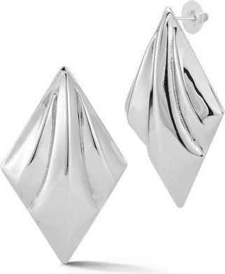 Sphera Milano Geometric Drop Earrings in Silver at Nordstrom Rack
