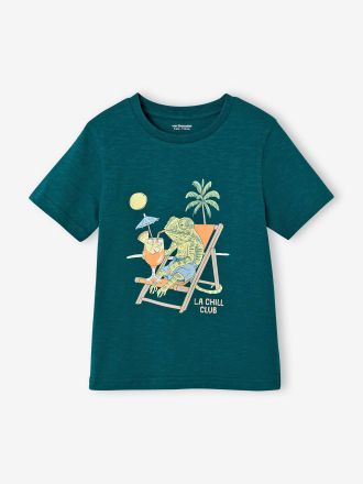 Vertbaudet T-shirt animal ludique gar&ccedil;on vert