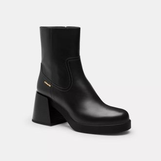 Coach Block Heel Boot