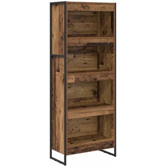 vidaXL Book Cabinet Old Wood 60 x 30 x 155 cm Engineered Wood vidaXL
