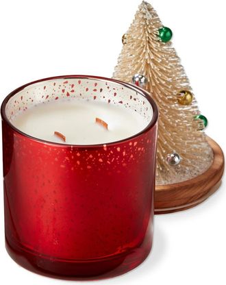 Tag Cedar Fireplace Bottle Brush Candle Red Wax Christmas Scent at Nordstrom