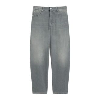 Max Mara Loose-fit Jeans, female, Gray, Size: 2XS Loose-fit Jeans