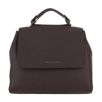 Orciani Sveva Soft Small Handbag - Dames - Tassen - Rood - Maat: ONE Size Leer