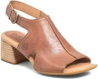 B&oslash;rn Swinton Sandal in Brown Leather at Nordstrom, Size 11
