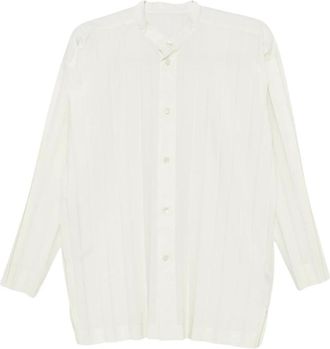 Issey Miyake Edge Shirt - - Shirts - Uomo - Bianco - L
