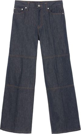 Helmut Lang Pantaloni con zip - Blu