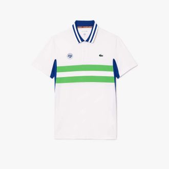 Lacoste Mens Sport Roland-Garros Polo Shirt in White - Size X-Large