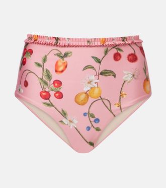 Agua Bendita Slip bikini Nopal con stampa