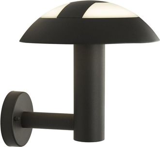 Searchlight Applique Esterno Moderna Mushroom Alluminio Grigio Policarbonato Led 15,3W 4000K