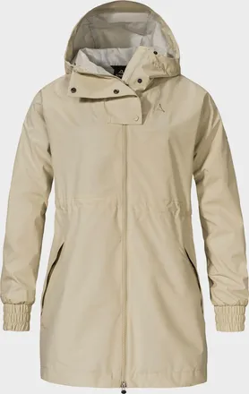Sch&ouml;ffel Parka SCH&Ouml;FFEL Parka Style Bohorok WMS, Damen, Gr. 34, beige (4705, beige), Oberstoff: 100% Polyester; (Membran: Thermoplastisches Polyurethan); Futte