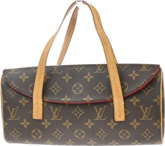 Louis Vuitton Sonatine Monogram Canvas Brown Canvas Handbag (Pre-Owned)