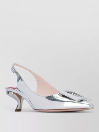 Roger Vivier virgule slingback pumps buckle toe heel