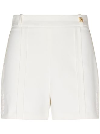 Elisabetta Franchi Tailored Shorts with High Waist and Button Detailing