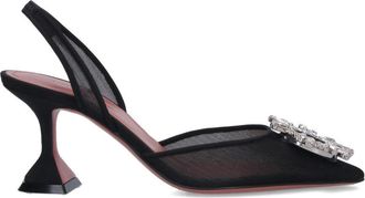 Amina Muaddi Begum Slingback - Black