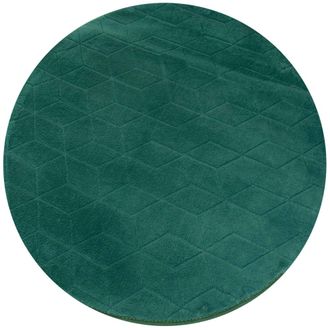 OEM Alfombra Redonda De Felpa 3d Con Dise&ntilde;o De Conejo De Strado, Suave Como Un Conejo, Antideslizante, 200 Ml, Color Verde Botella