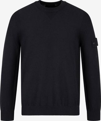 Stone Island Pullover mit Rundhalsausschnitt aus Baumwolle und Kaschmir 5100003 Stone Island Ghost