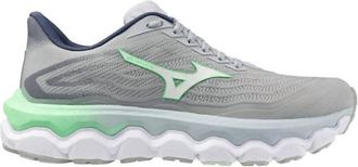Mizuno Womens Wave Horizon 8 Running Shoe In Pearl Blue/white