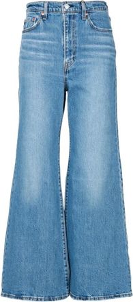 Levi's Ribcage Bell Jeans - Dames - Flared Jeans - Blauw - W28 L32 - Katoen - Jeans