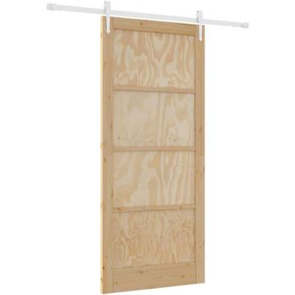 vidaXL Puerta Deslizante Otro Orkdal Natural Y 93 X 211 Cm Vidaxl