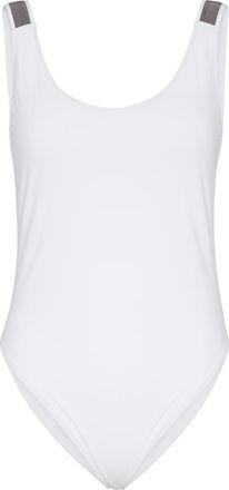 Brunello Cucinelli One-piece swimsuit in White at Nordstrom, Size 36 It