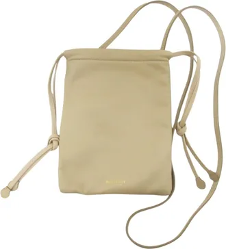 Burberry Beige Leather Pochette Pouch (Pre-Owned)